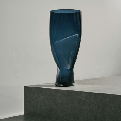 Squeeze Handmade Crystal Glass Table Vase