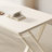 Modern Creamy Style Rock Slab Writing Desk-265763568