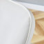 Chaises de salle à manger 4 pièces modernes avec pieds en métal pour restaurants, salons et bureaux