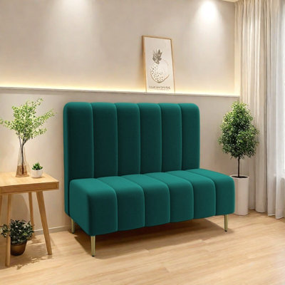Dining Room Double Velvet Upholstered Booth
