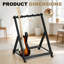 5 Multi Guitar Stand Rack Thick Rubber Padding Black 5 Holder