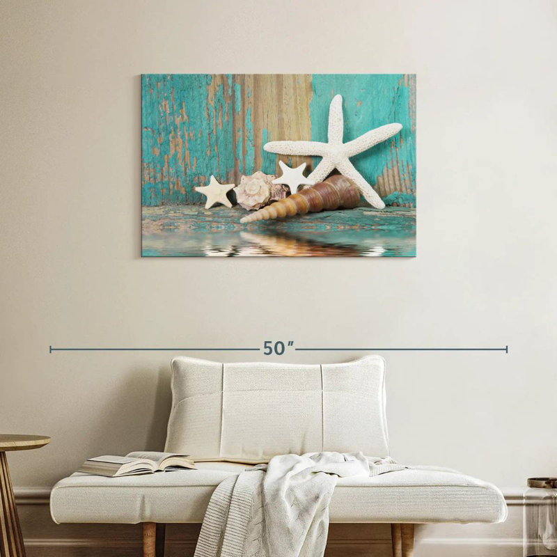 Aletra Seashell Treasures, H 24 po x l 36 po