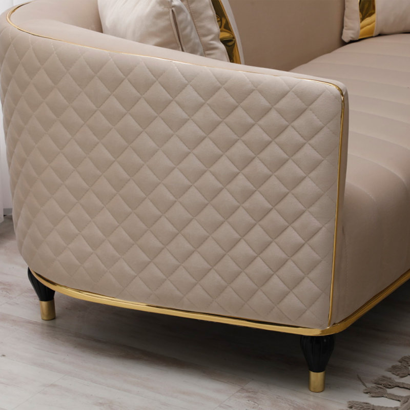 Canapé Luxury Luxury Velvet Cream