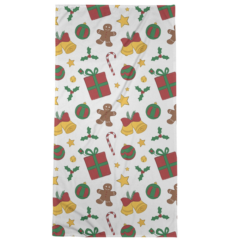 Beach Towel, White, Poly/Cotton