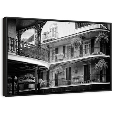 «Black NOLA - Bourbon balcon façades»