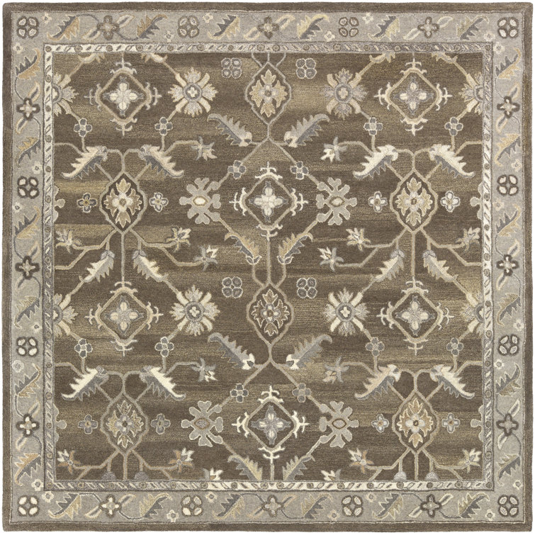 Soho Hand Tufted Wool Floral Indoor Rug