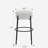 Stool 30" Tall, Round High Bar Stools, Set   2 - Contemporary upholstered dining stools for kitchens, coffee shops and bar stores - Includes sturdy hardware support legs-221149334-221149330-221149335