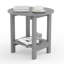 Table de bout ronde 18 po Adirondack pour terrasse en plastique / résine-114597159