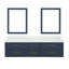 Ensemble de meuble-lavabo double mural 72 "avec miroir-82339543-82339542