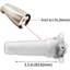 Garniture de douchette de baignoire murale Sento-55225961