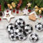 Ensemble de 24 décorations de Noël incassables, balles de sport scintillantes de 2,36 po