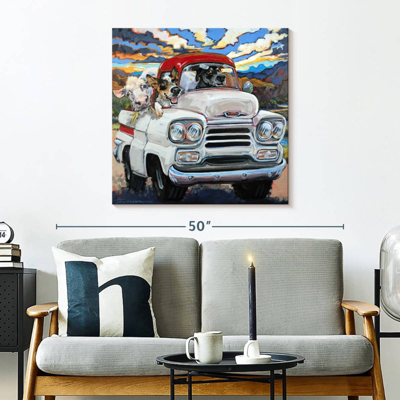 Ketti Cattle Drive, 30" H x 30" W