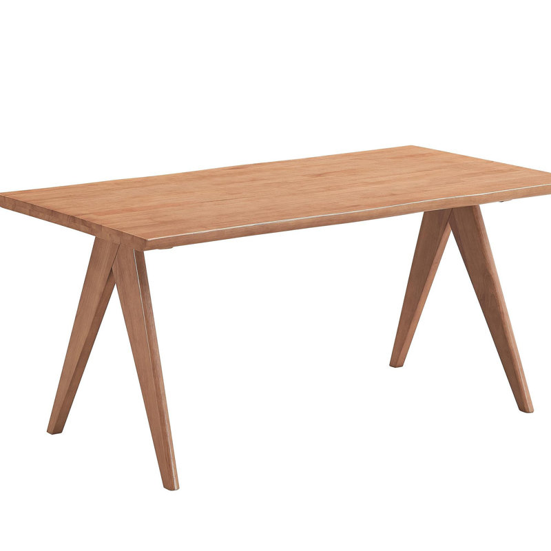 Velentina Rattan & Natural Finish Dining Table