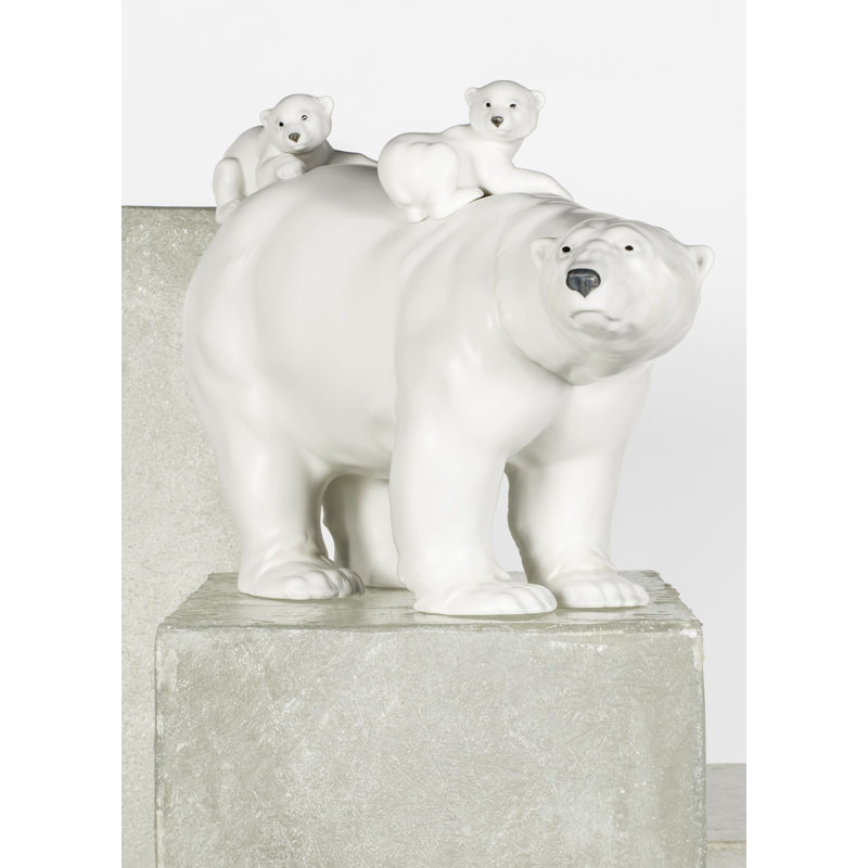 Mummy Bear and Babies Figurine