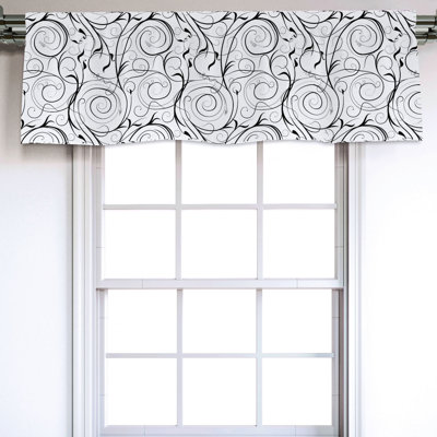 Sateen Ruffled Window Valance