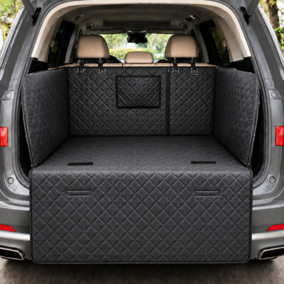 SUV Cargo Liner for Dogs, Waterproof Non-Slip Cargo Cover with Cushioned Sides to Protect Your Dog,Medium Size