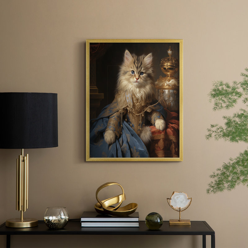 "ANIMALS Series CLXVII" par J Paul, Or, H 29 po x l 23 po