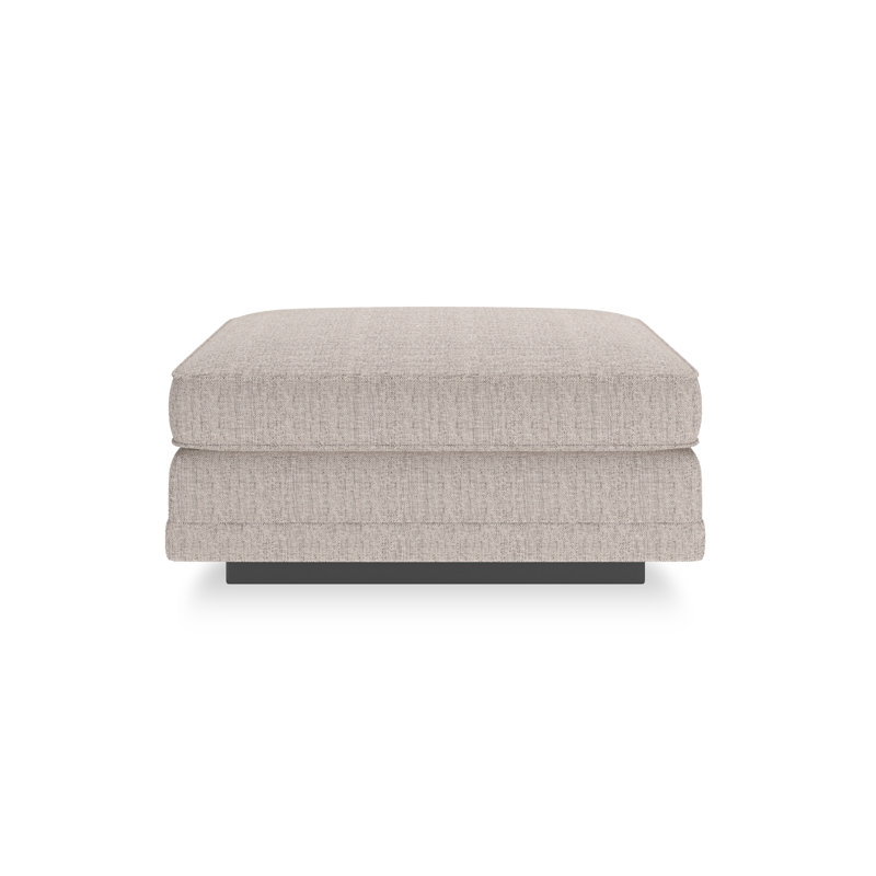 Modern Fusion Ottoman, Cream