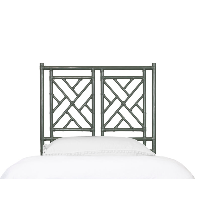 Tête de lit Chippendale à cadre ouvert, Lit jumeau extra long, Evergreen