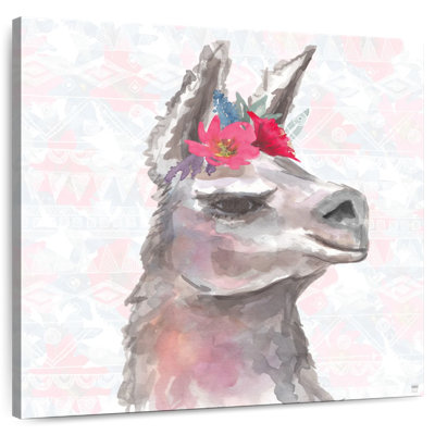Crowle Boho Poppies And Llama