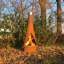 Ajrie Tapered Steel Wood Burning Smokeless Chimnea-316016369