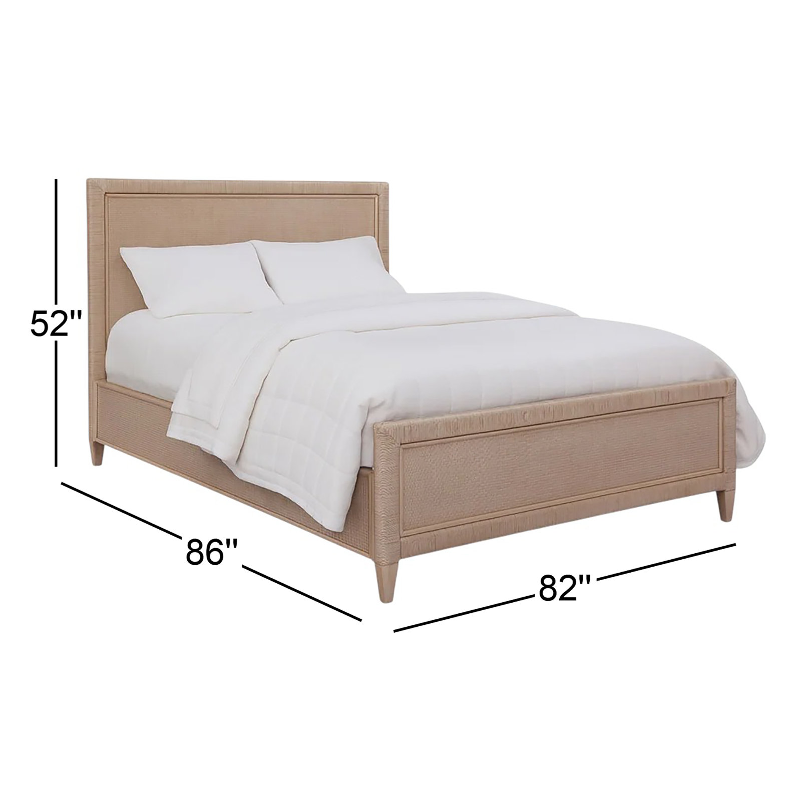 Warwick Bed, King, Stone Hearth