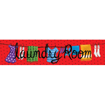 Laundry Line - Textual Art Print