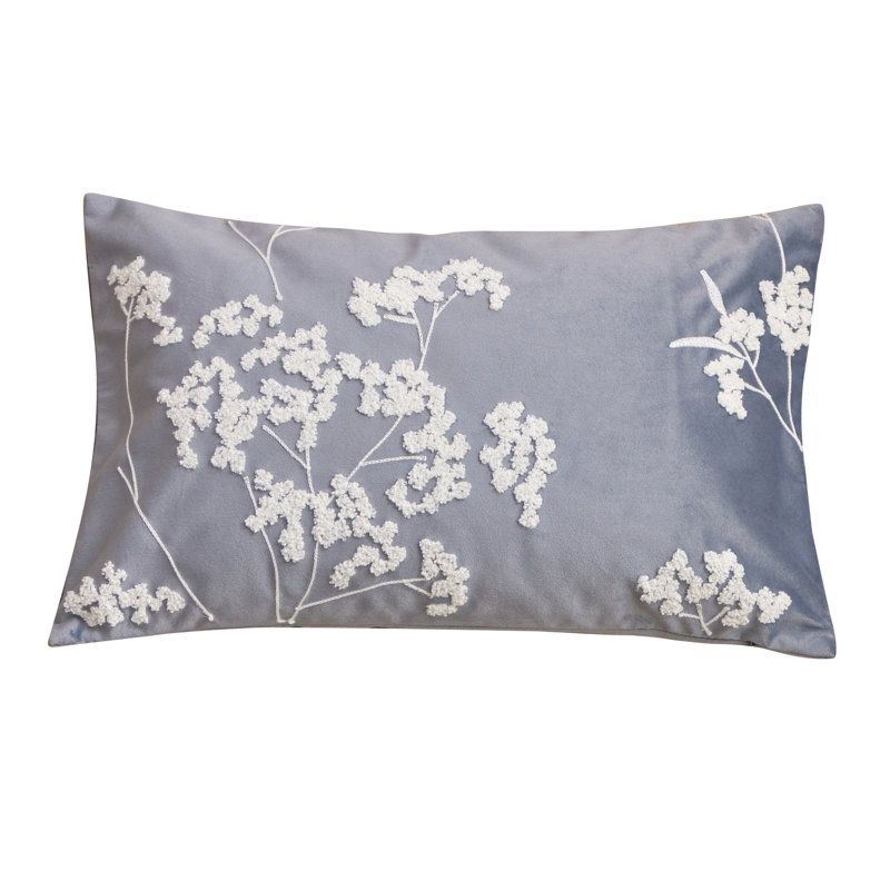 Baby's Breath Yellow Lumbar Pillow