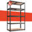 Meaghann 72" H Metal Adjustable Shelving Unit, 5-Tiers Heavy Duty Boltless Storage Shelves-170720116-179884375