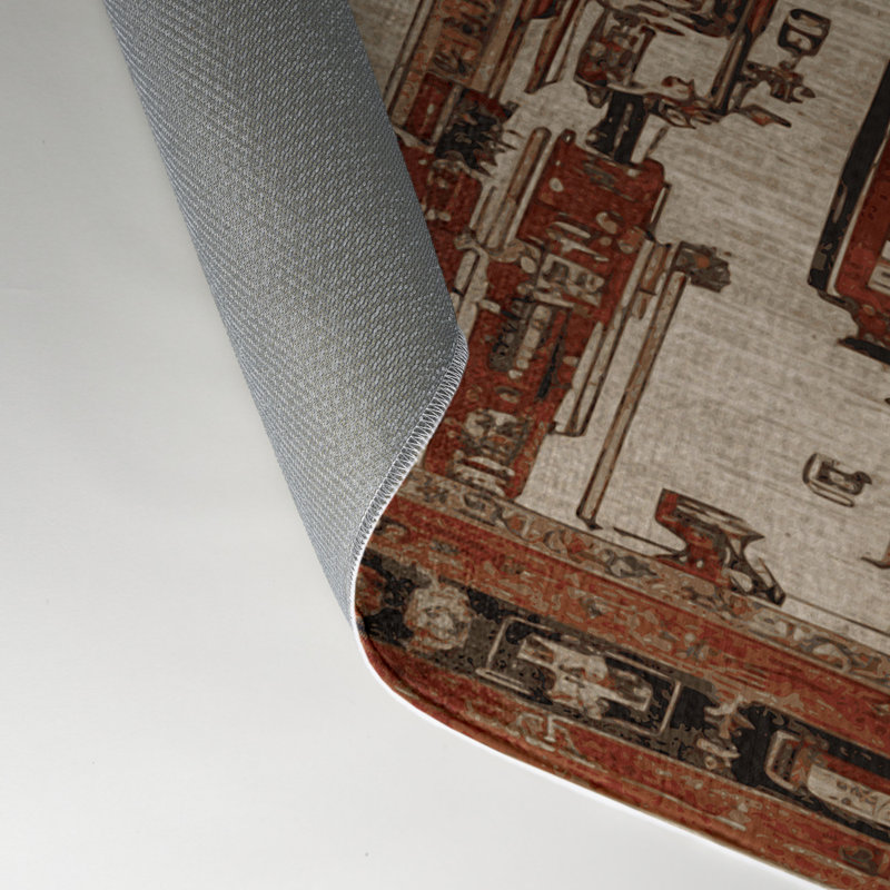 Tapis brun d'intérieur et d'extérieur, Rectangulaire 3 pi x 5 pi
