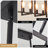 Barbara 6 - Light Matte Black Kitchen Island Pendant