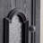 Black Solid Wood Standing Cabinet