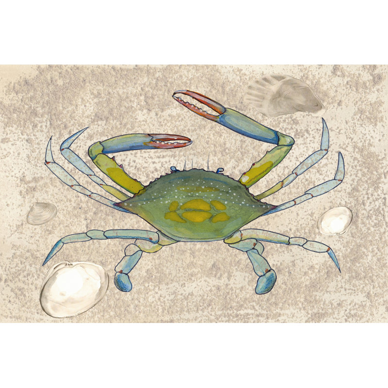 Crabulous II by Alicia Ludwig - Wrapped Canvas Painting, 30cm H x 46cm W x 3.8cm D