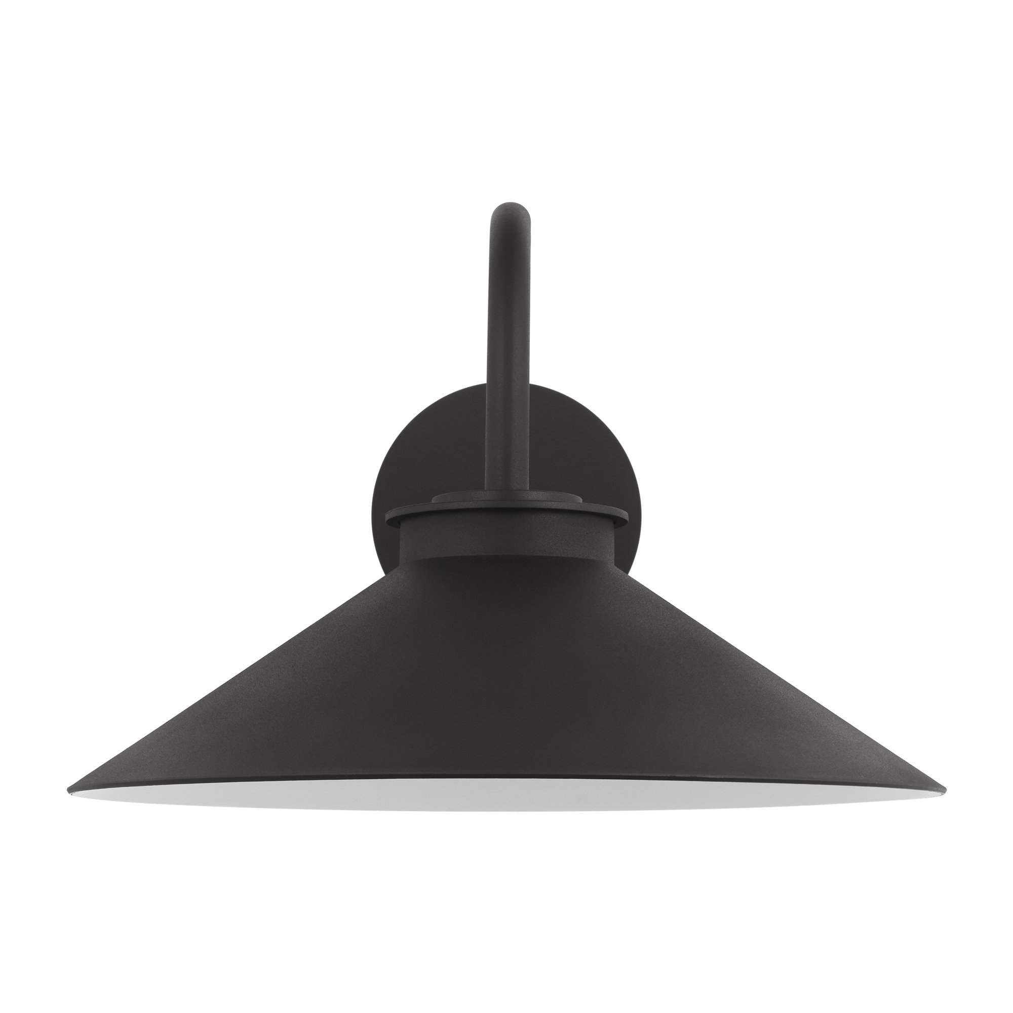 Single Light Stainless Steel Dimmable LED Barn Light, 11.38" H x 15" W x 24.5" D