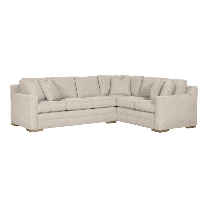 American Bungalow 2-Piece Summerton L-Sectional, Nadia Steam, Hampton