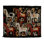 Tribal Rug In Black, Red And White Pictorial Pattern By Rug & Kilim