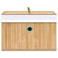 Boîte de rangement vidaXL, tissu moyen pliable-1712001163
