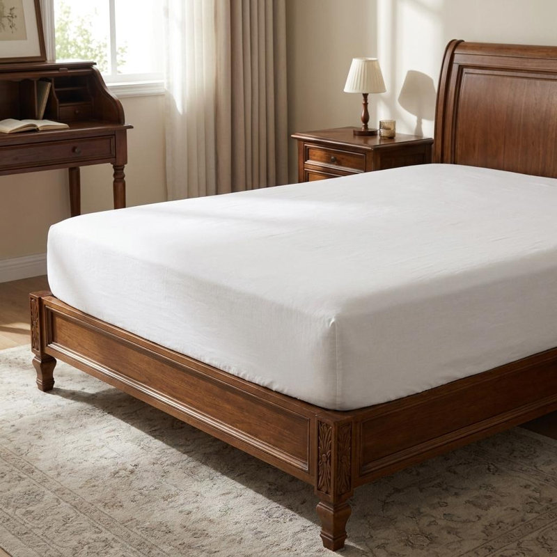 Ivory Linen Queen Fitted sheet