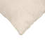 Indoor / Outdoor Cream Square Cushion Cover