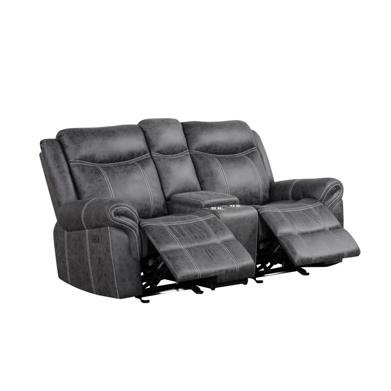 Power Motion Loveseat W/USB Port