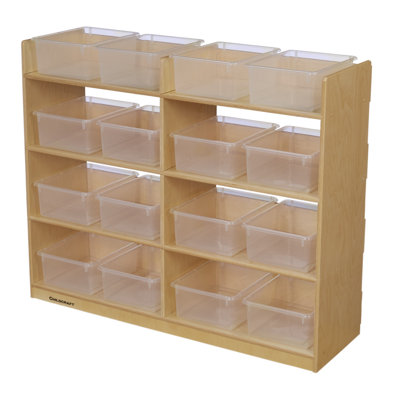 Mobile Shelving Unit with Trays