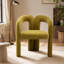 Ensemble confortable de chaises d'appoint rembourrées en velours pour divers espaces-1885463211