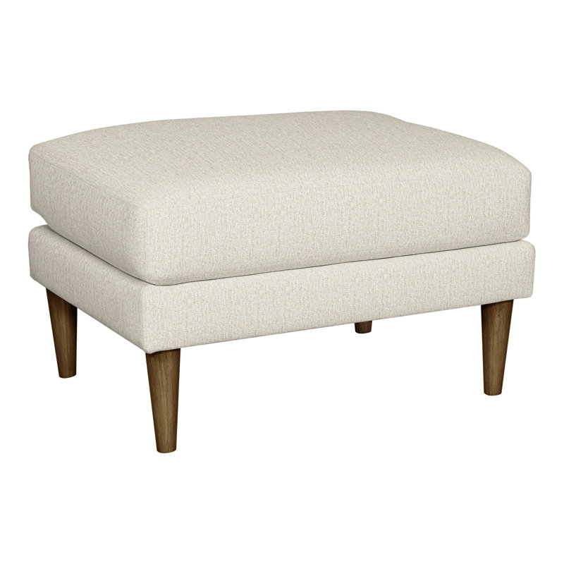 Repose-pieds Thea, Chenille Crypton® neige Nomad, La Havane