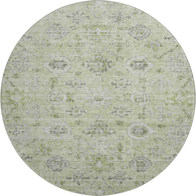 Premium Machine Washable Konopka AMF1110 Damask Rug