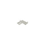 Deltana WBHDCL9U15 Bathroom Basket HD Corner Left 9" in Brushed Nickel