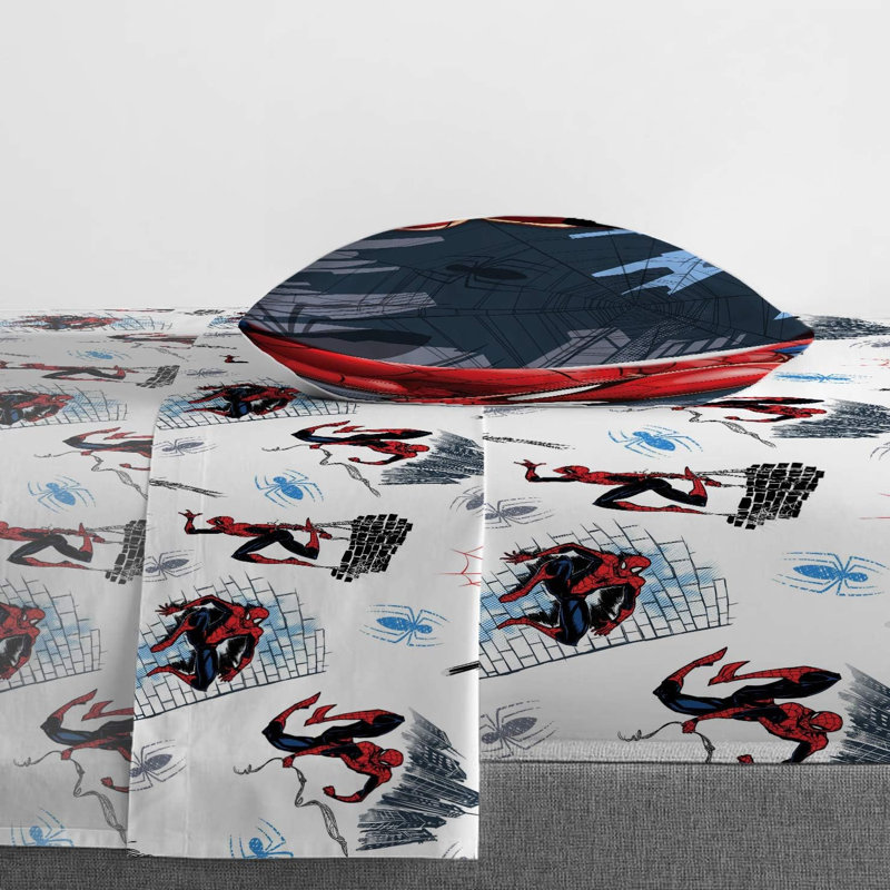 Spiderman Crawl Twin Sheet Set