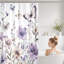 Rideaux de douche avec crochets inclus