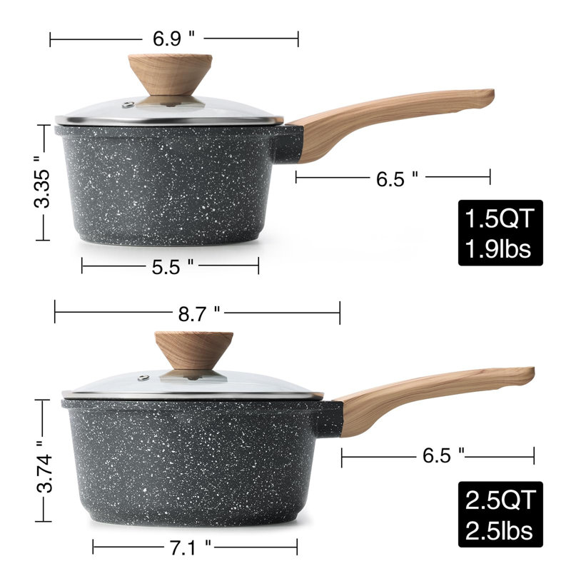 Cinthia 2 - Piece Aluminum Cookware Set