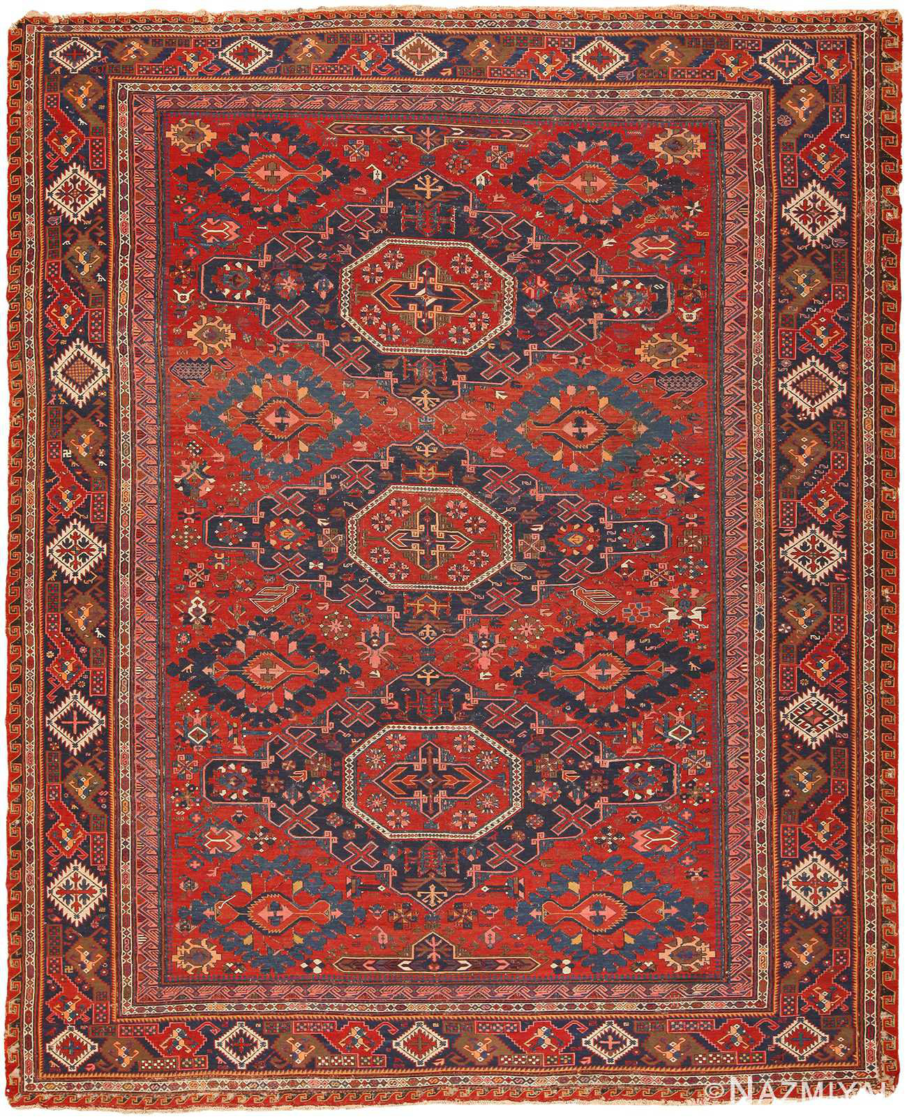 Metsamaim Rug Nazmiyal Collection Antique Tribal Caucasian Soumak Rug | Wayfair