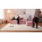 Bouclé 4-Piece Modular L-Shaped Sectional Sofa with Deep Seating